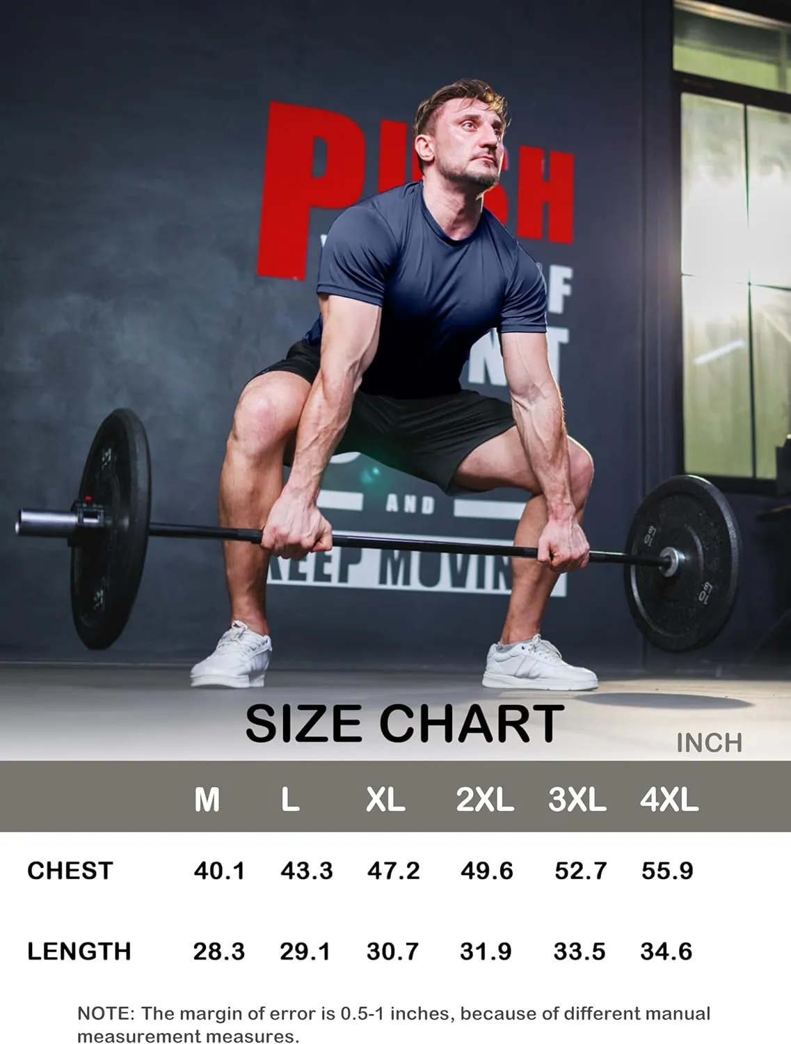 5 Pack Shirts for Men Moisture Wicking Workout Performance Dry Fit Mesh Gym Athletic Running T-Shirt