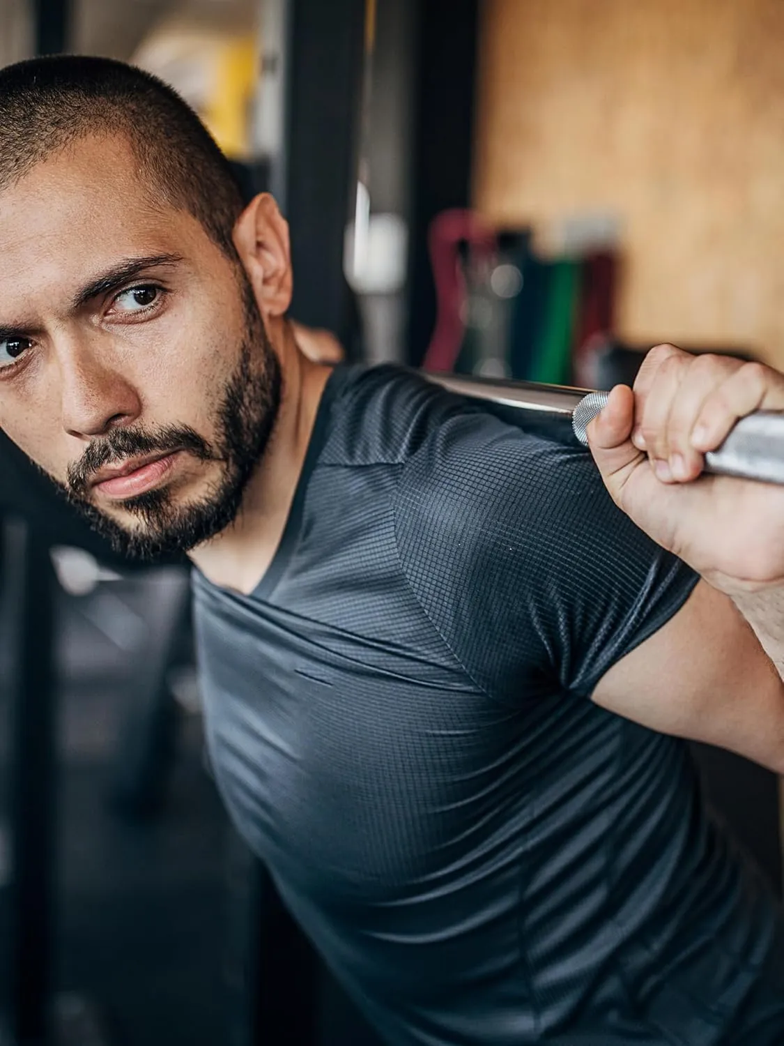 5 Pack Shirts for Men Moisture Wicking Workout Performance Dry Fit Mesh Gym Athletic Running T-Shirt