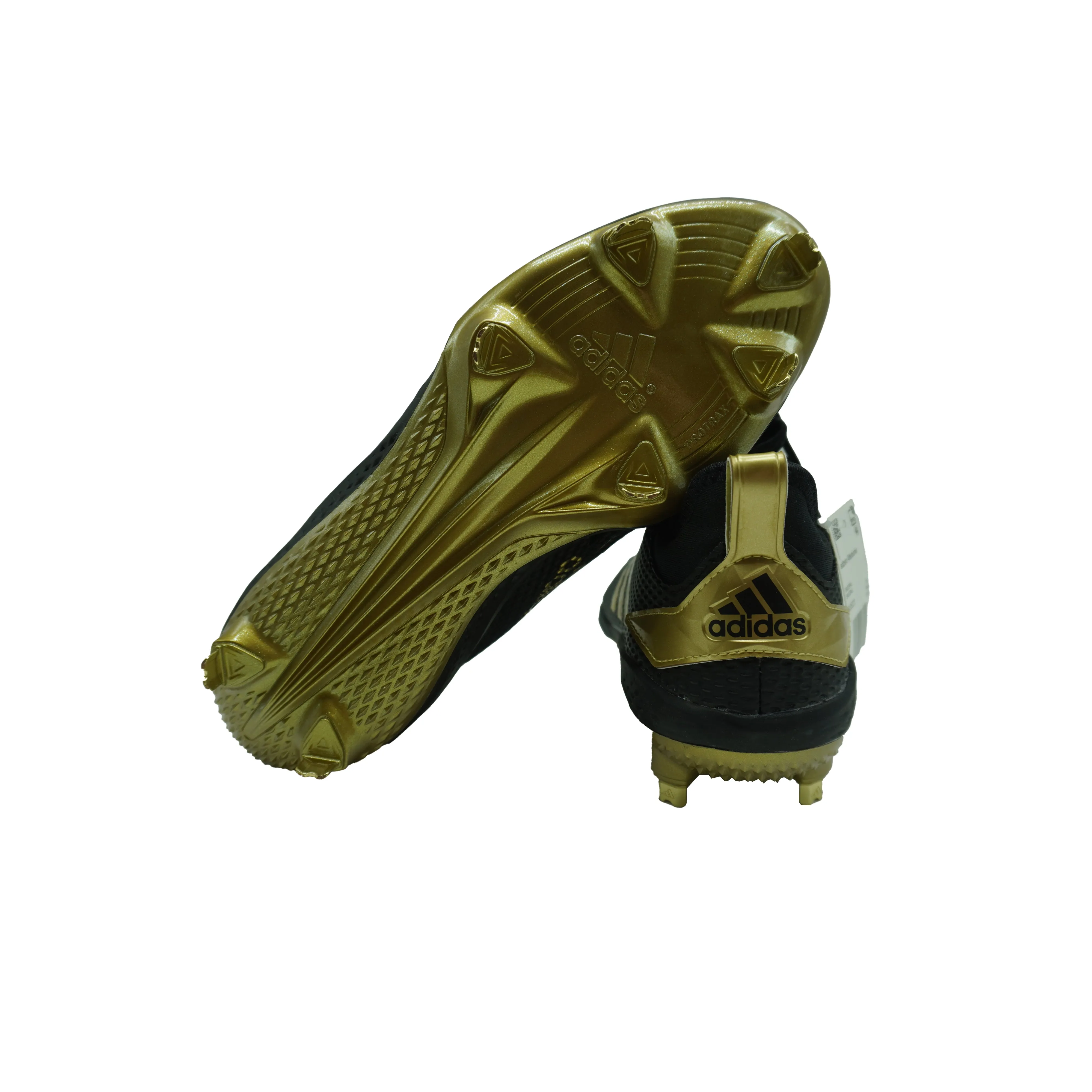 Adidas Men's Adizero Afterburner Baseball Shoes Black Gold Size 9