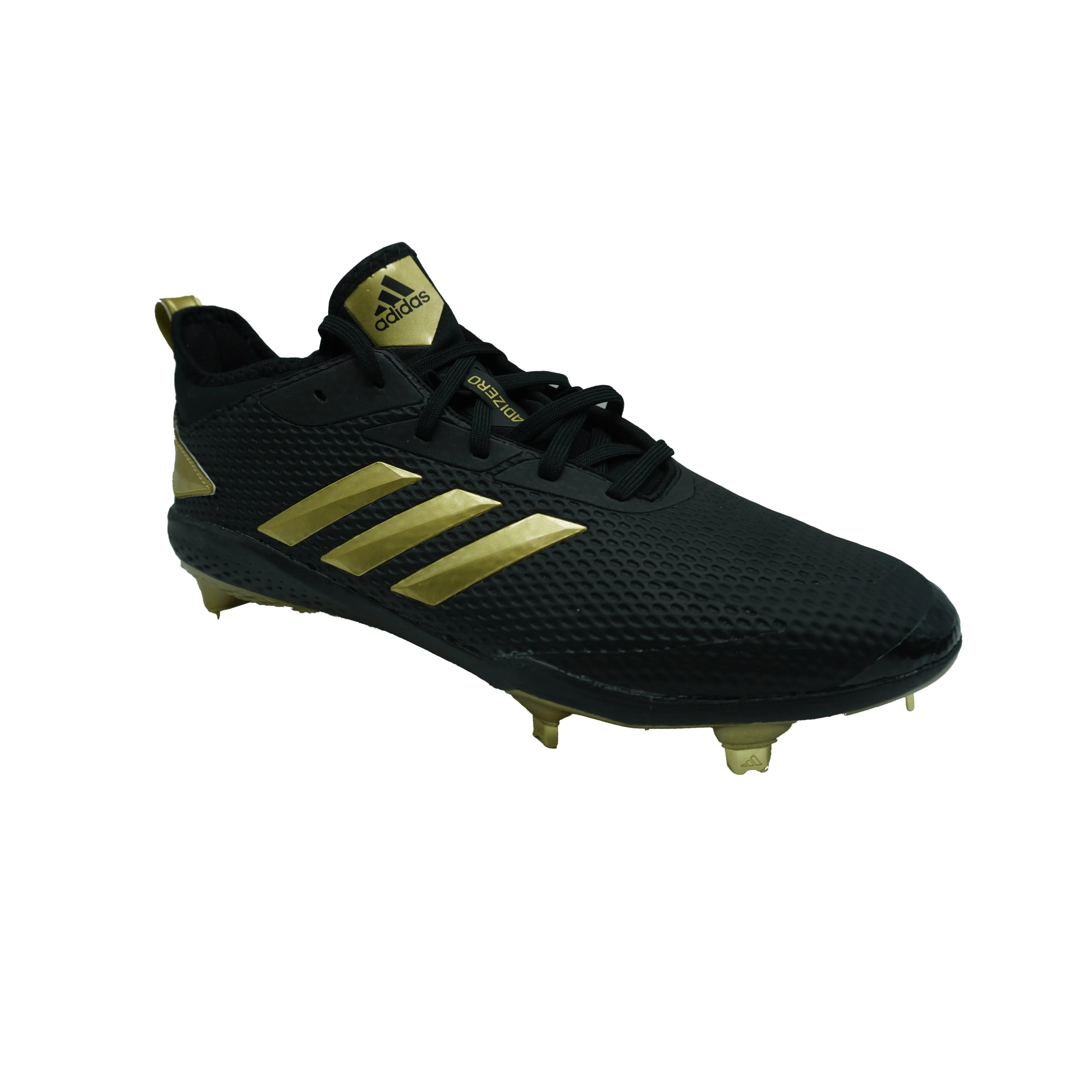 Adidas Men's Adizero Afterburner Baseball Shoes Black Gold Size 9