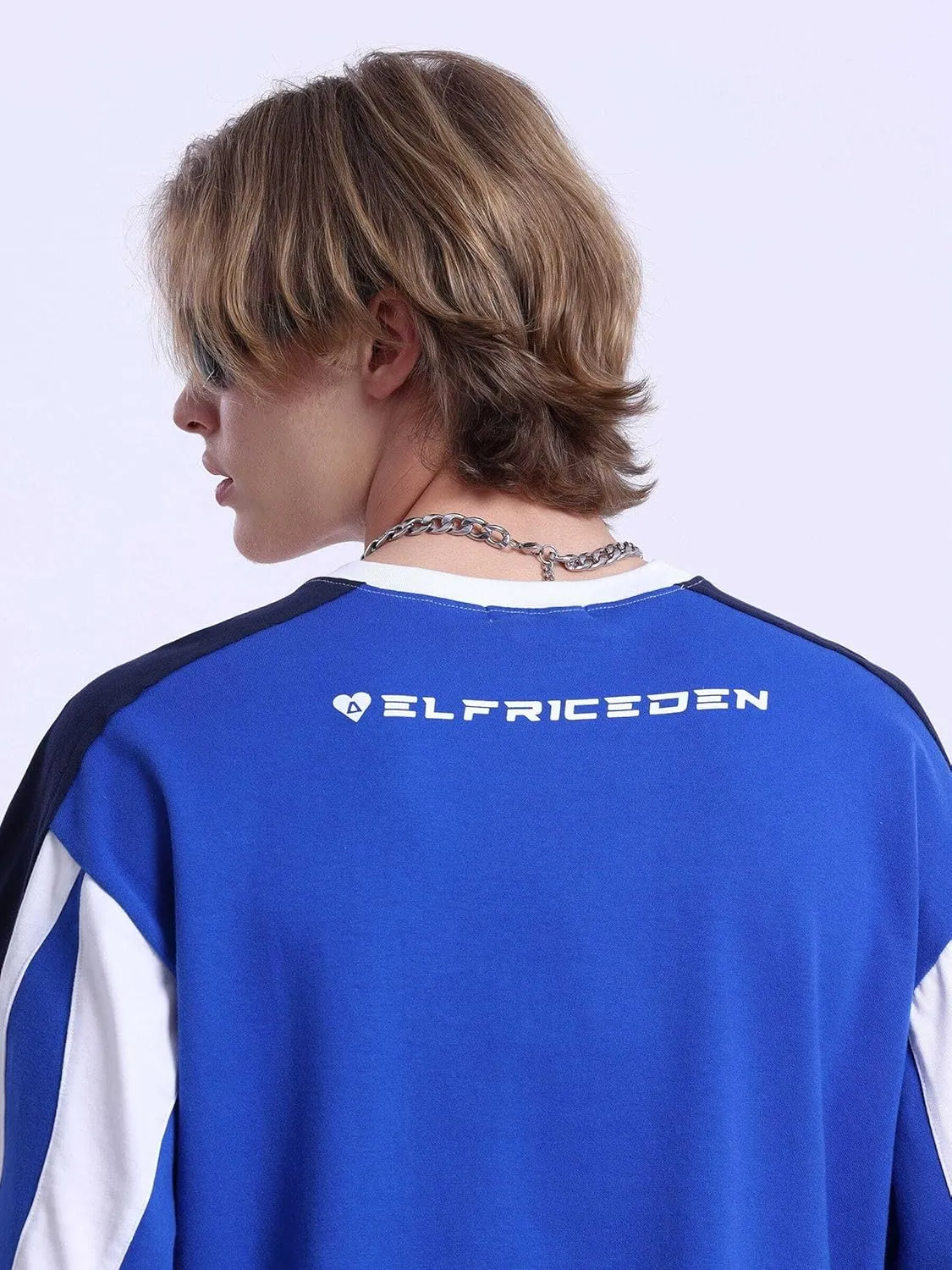 Aelfric Eden Graphic Tees Y2k Mens Oversized T Shirt Color Block Racing Streetwear Shirts Unisex Casual Summer Tops