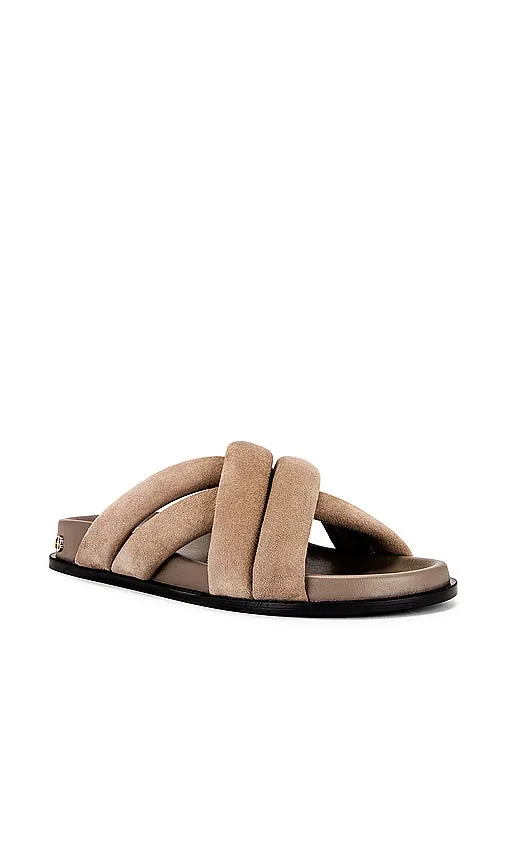 ANINE BING Lizzie Slides in Taupe
