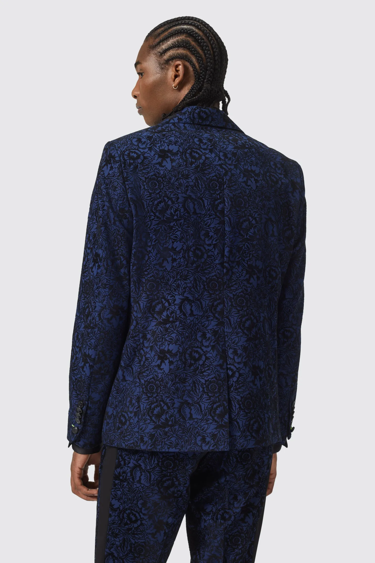 Arundhati Slim Fit Blue Jacket - ARCHIVE