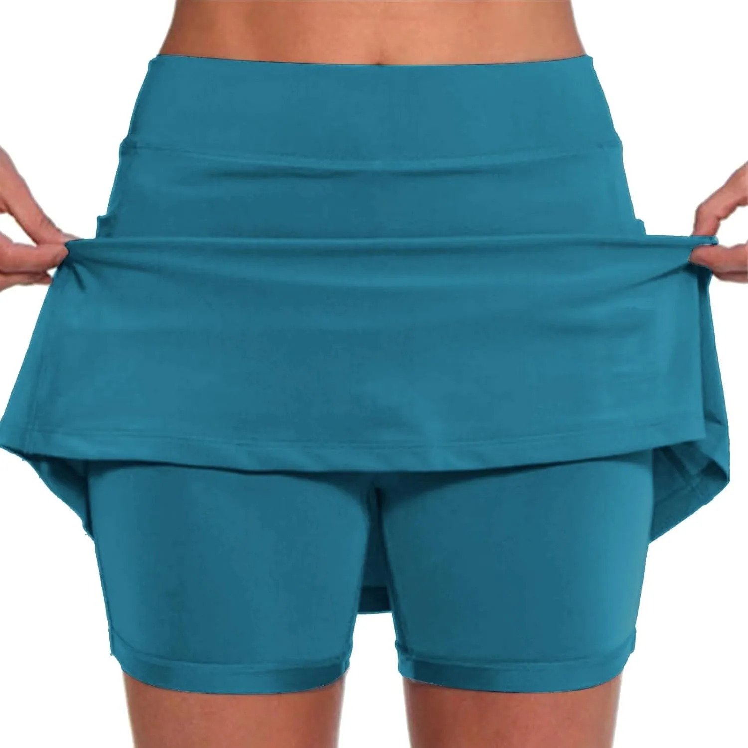 Athletic Skirt with Shorts for Women Golf Skirts High Waisted Tennis Tummy Control Plus Size Skort with Pockets
