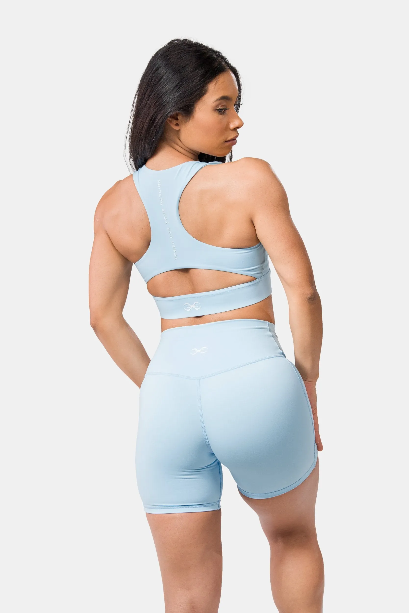 Aurora Coral Bike Shorts