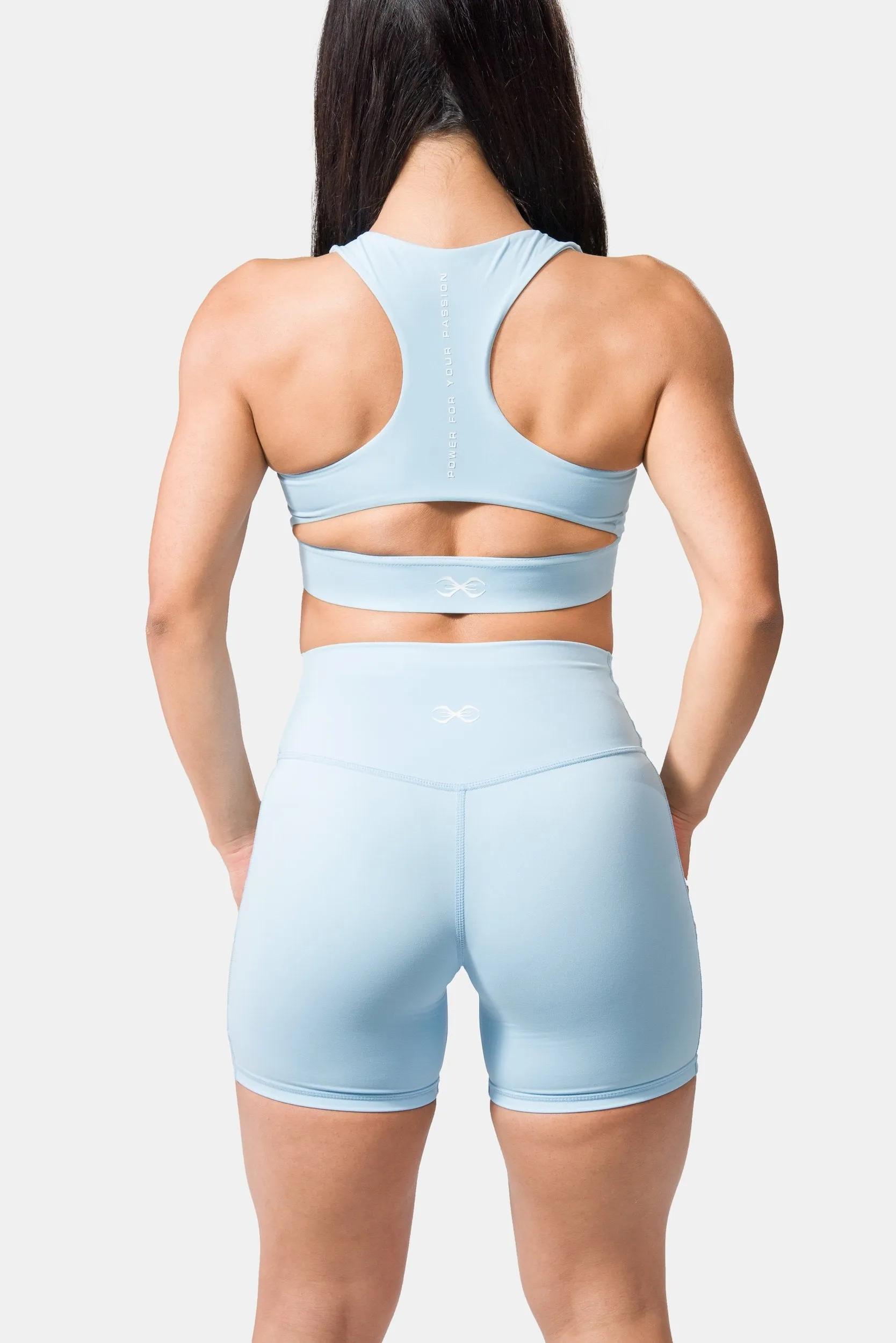 Aurora Coral Bike Shorts
