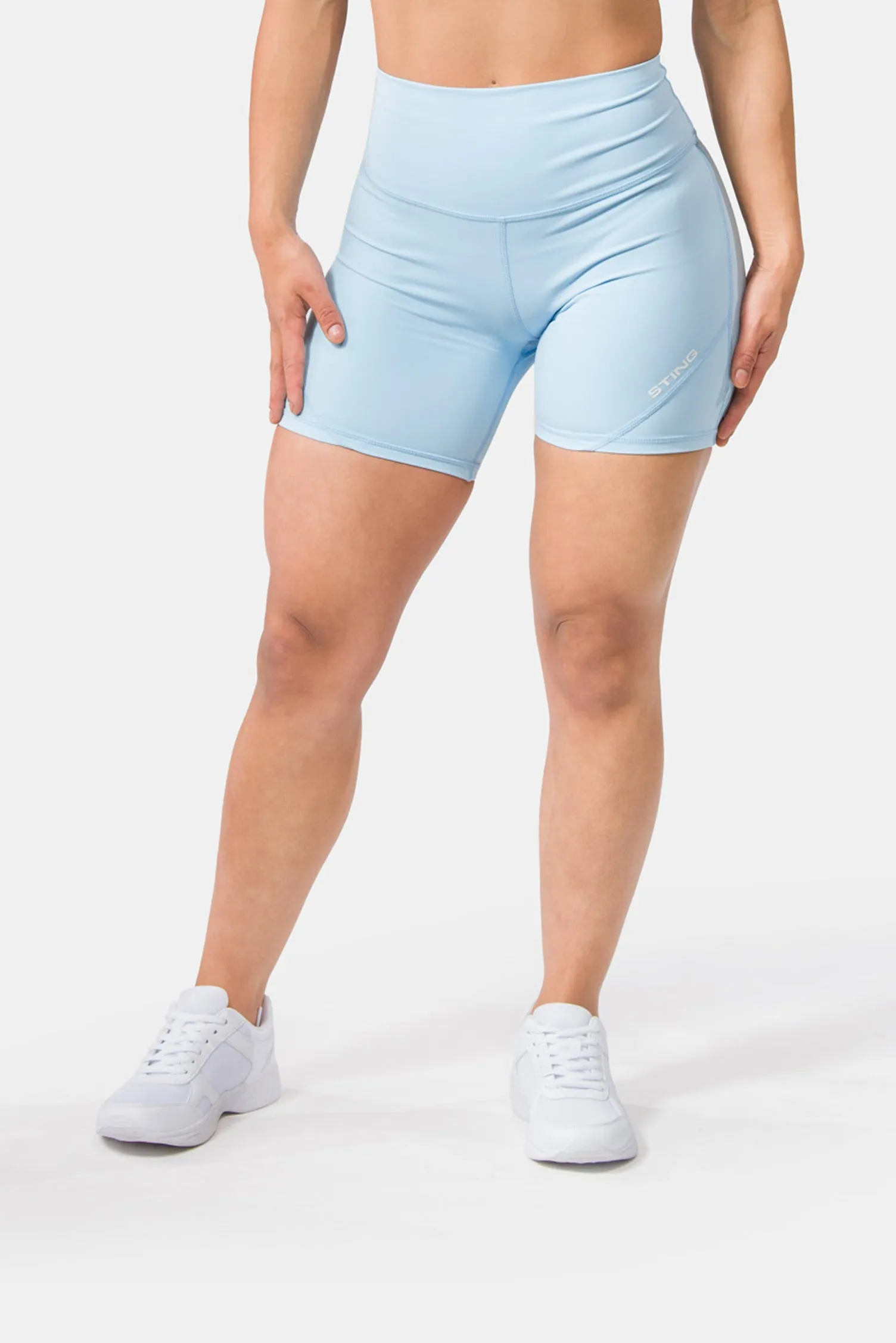 Aurora Coral Bike Shorts