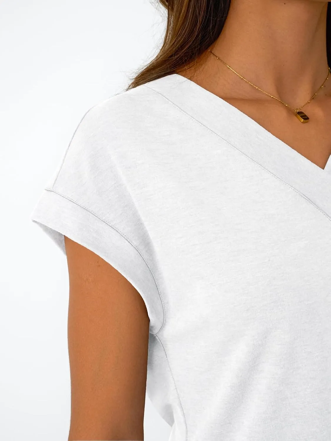 AUTOMET Womens Cap Short Sleeve T Shirts Summer Tops 2025 V Neck Dressy Casual Fashion Clothes Vacation Outfits
