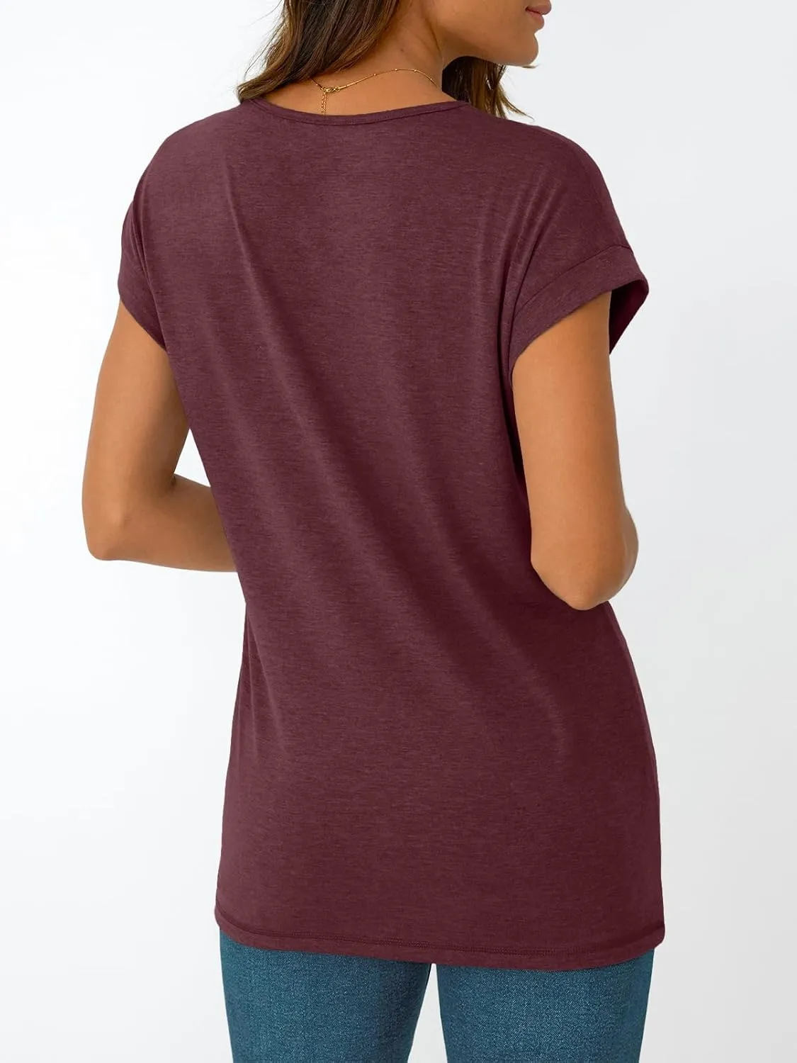 AUTOMET Womens Cap Short Sleeve T Shirts Summer Tops 2025 V Neck Dressy Casual Fashion Clothes Vacation Outfits