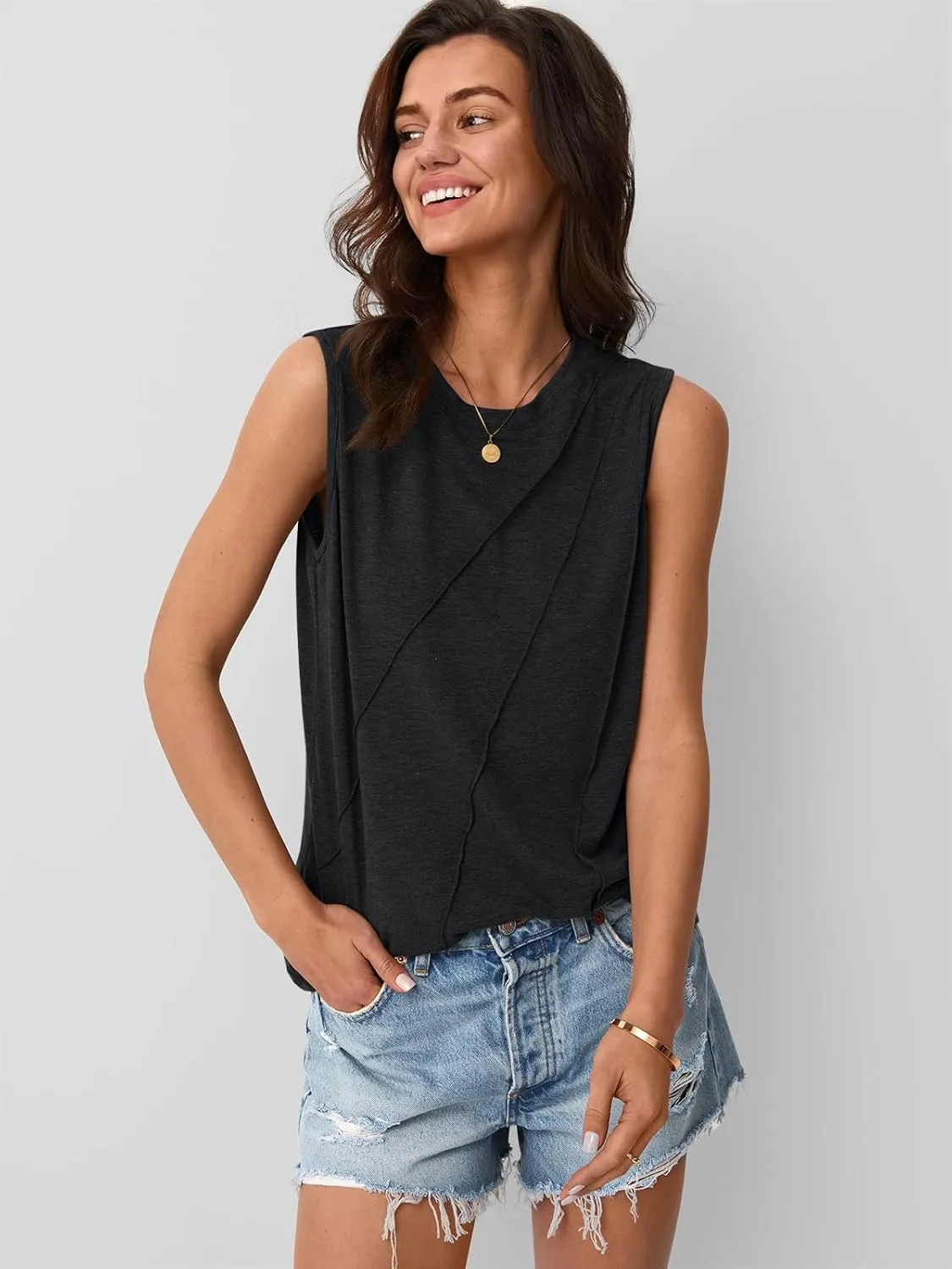AUTOMET Womens Summer Tank Tops Spring Sleeveless T Shirts Business Casual Dressy Clothes Fashion Trendy Outfits 2025