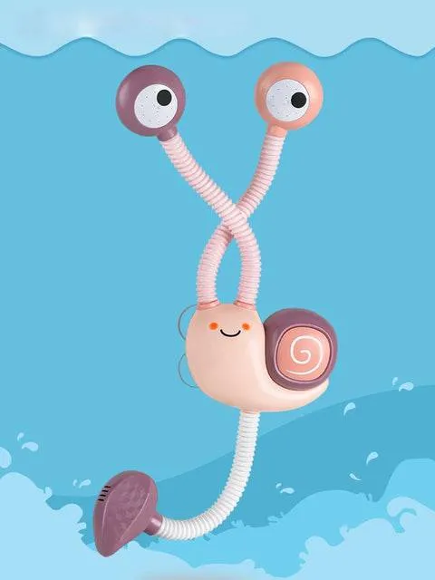 Baby Bath Toys Water Game Snail Spraying Faucet Shower Electric Water Spray Toy