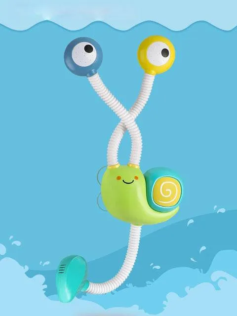 Baby Bath Toys Water Game Snail Spraying Faucet Shower Electric Water Spray Toy