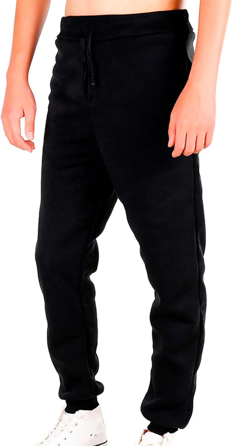 Big and Tall Sweatpants for Men Athletic Workout Jogger Pants Drawstring Trousers Men's Winter Fleece Pants Sherpa
