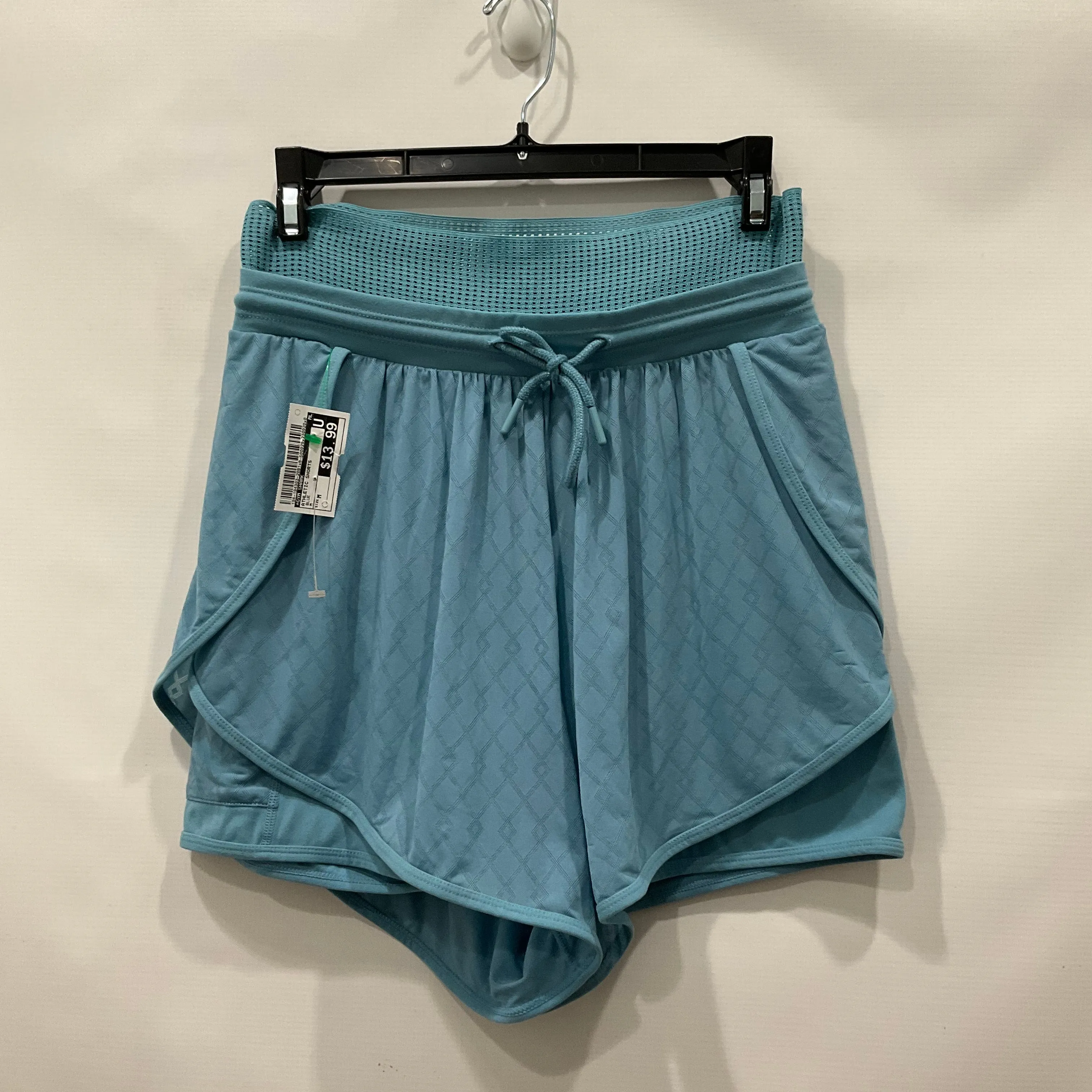Blue Athletic Shorts Gym Shark, Size M