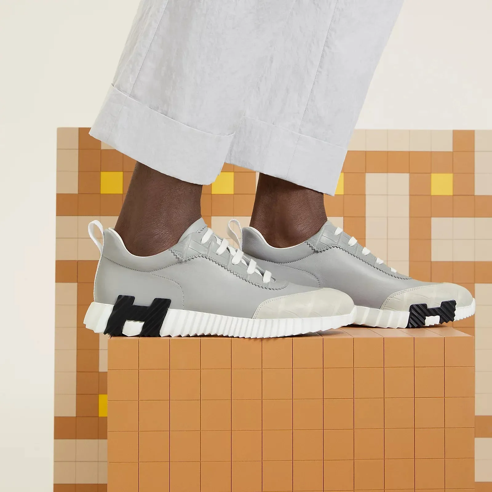 Bouncing Sneakers - Multicolore Gris Tempérance