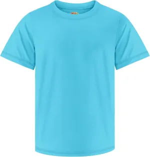 Boys Neon Shirts UPF 50  Performance Short Sleeve Tees Quick Dry Fit Athletic Tshirt Rash Guard for Kids Youth 2T-16 Years
