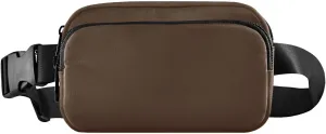 Brown Ladies Fanny Pack for Workout/Running/Hiking, 8 x 5.3 x 2.3 Inches