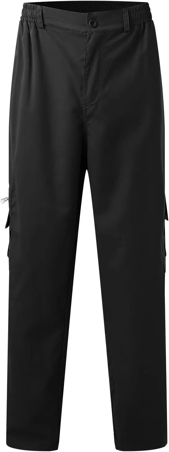 Cargo Pants for Men Big and Tall, Athletic Workout Trouser Casual Cargo Pants Fleece Joggers Sweat Pants for Men Mens
