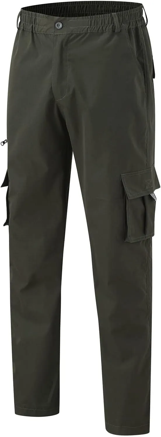Cargo Pants for Men Big and Tall Work Trousers Fleece Cotton Sweatpants Lounge Pants Mens Gym Jogging Bottoms Tapered