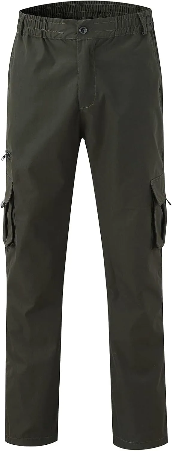 Cargo Pants for Men Big and Tall Work Trousers Fleece Cotton Sweatpants Lounge Pants Mens Gym Jogging Bottoms Tapered