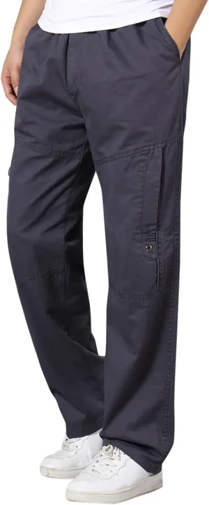 Cargo Pants for Men Joggers Fit Multi Pocket Cargo Pants Casual Fashion Hiking Outdoor Recreation Trousers Long Cargo