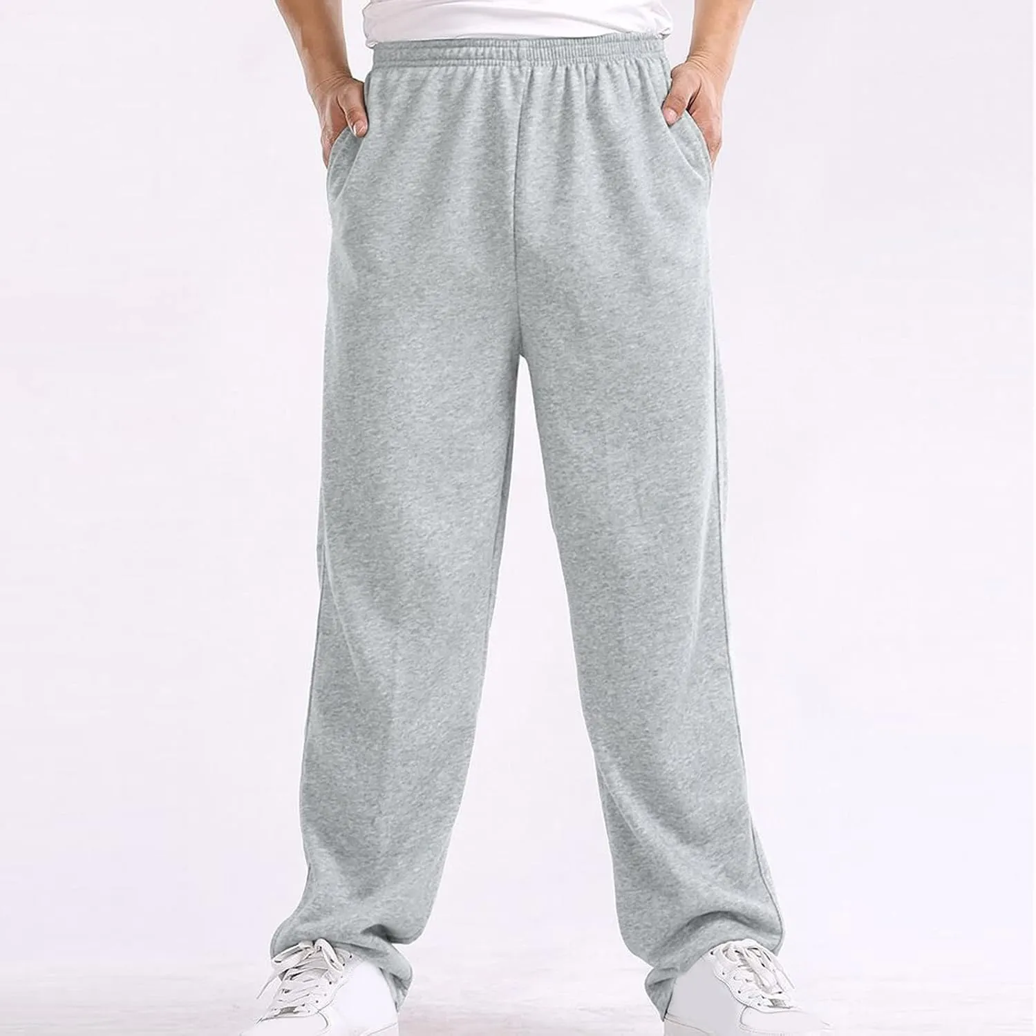 Cargo Sweatpants for Men Baggy Trousers Long Cargo Pants for Men Cargo Trousers Work Wear Combat Safety Joggers Pockets