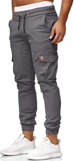 Cargo Sweatpants for Men Big and Tall Mens Fashion Cargo Pants Work Pants Loose Fit Lightweight Workwear Casual Cargo