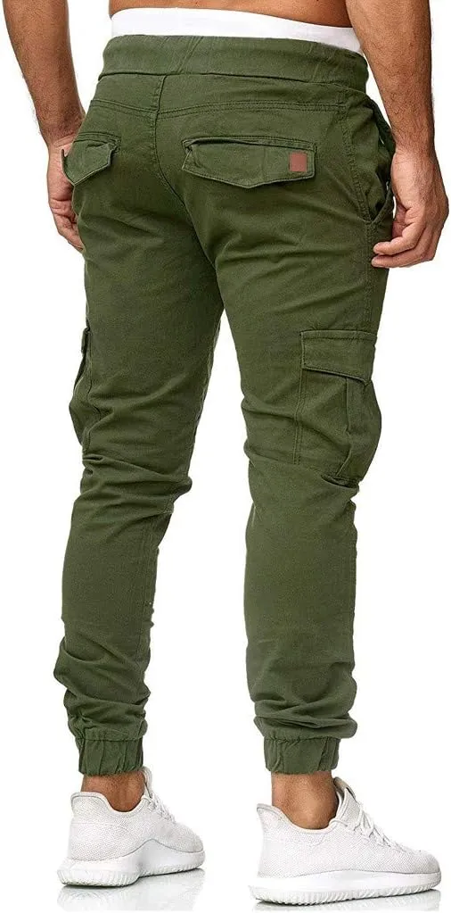 Cargo Sweatpants for Men Big and Tall Mens Fashion Cargo Pants Work Pants Loose Fit Lightweight Workwear Casual Cargo