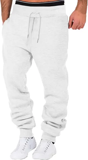 Cargo Sweatpants for Men Big and Tall Sport Pants Drawstring Sports Trousers for Men Mens Cargo Sweatpants Drawstring