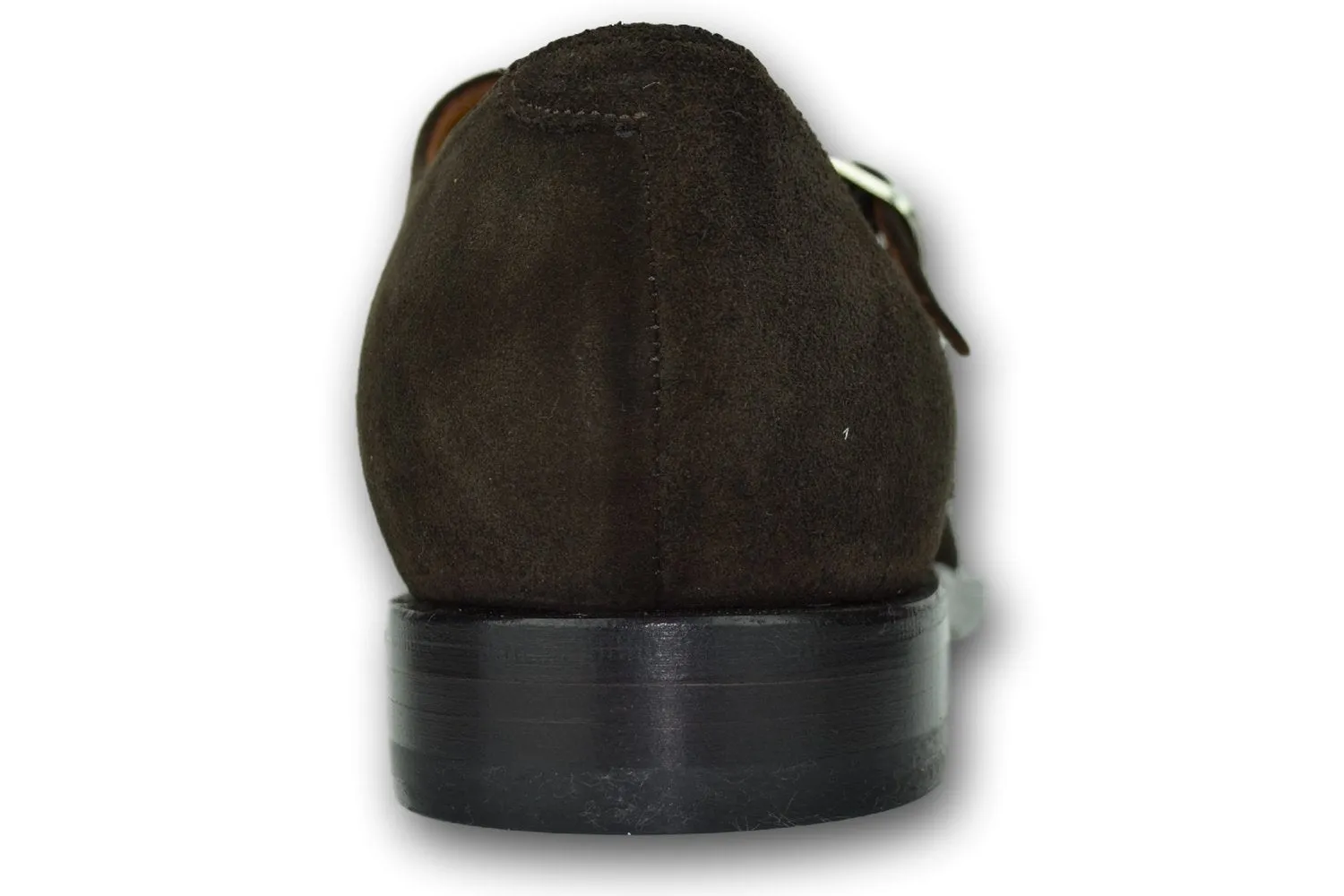 CHARLESTON DOUBLE MONK WELL BRED BROWN SUEDE