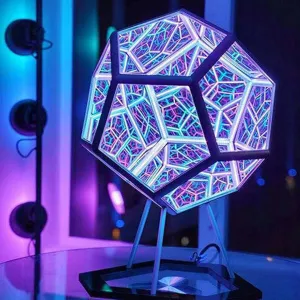 Color Art Light Fantasy Geometry Space LED Art Lamp