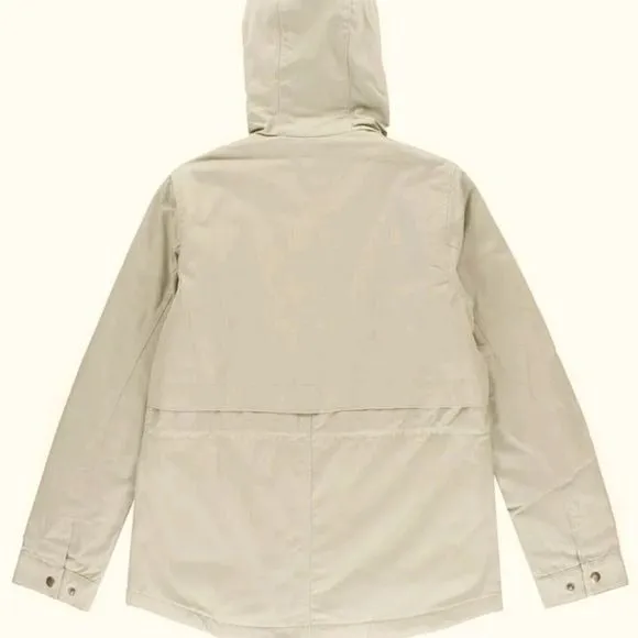Columbia Ridgeway Hooded Utility Fall Spring Jacket Beige Khaki Size S