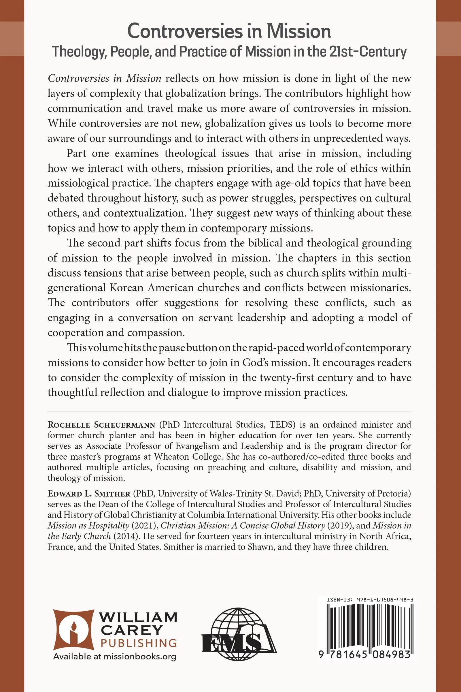 Controversies in Mission (EMS 24)