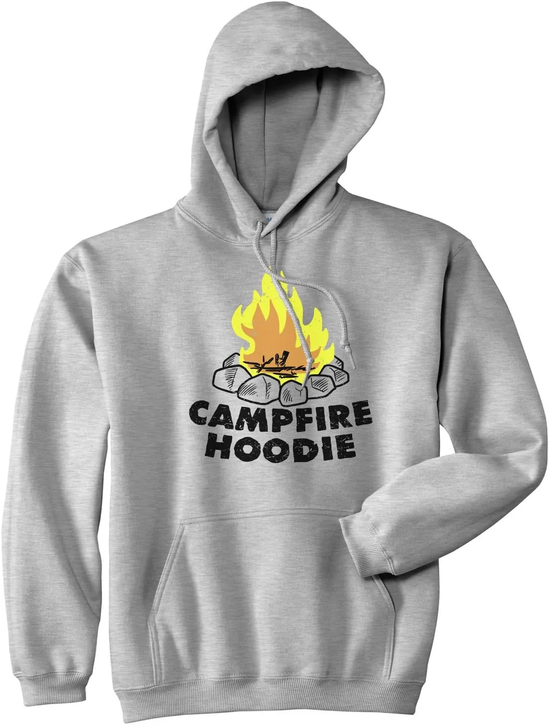 Crazy Dog T-Shirts Campfire Hoodie Funny Happy Camper Summer Camping Outdoor Hooded Sweatshirt