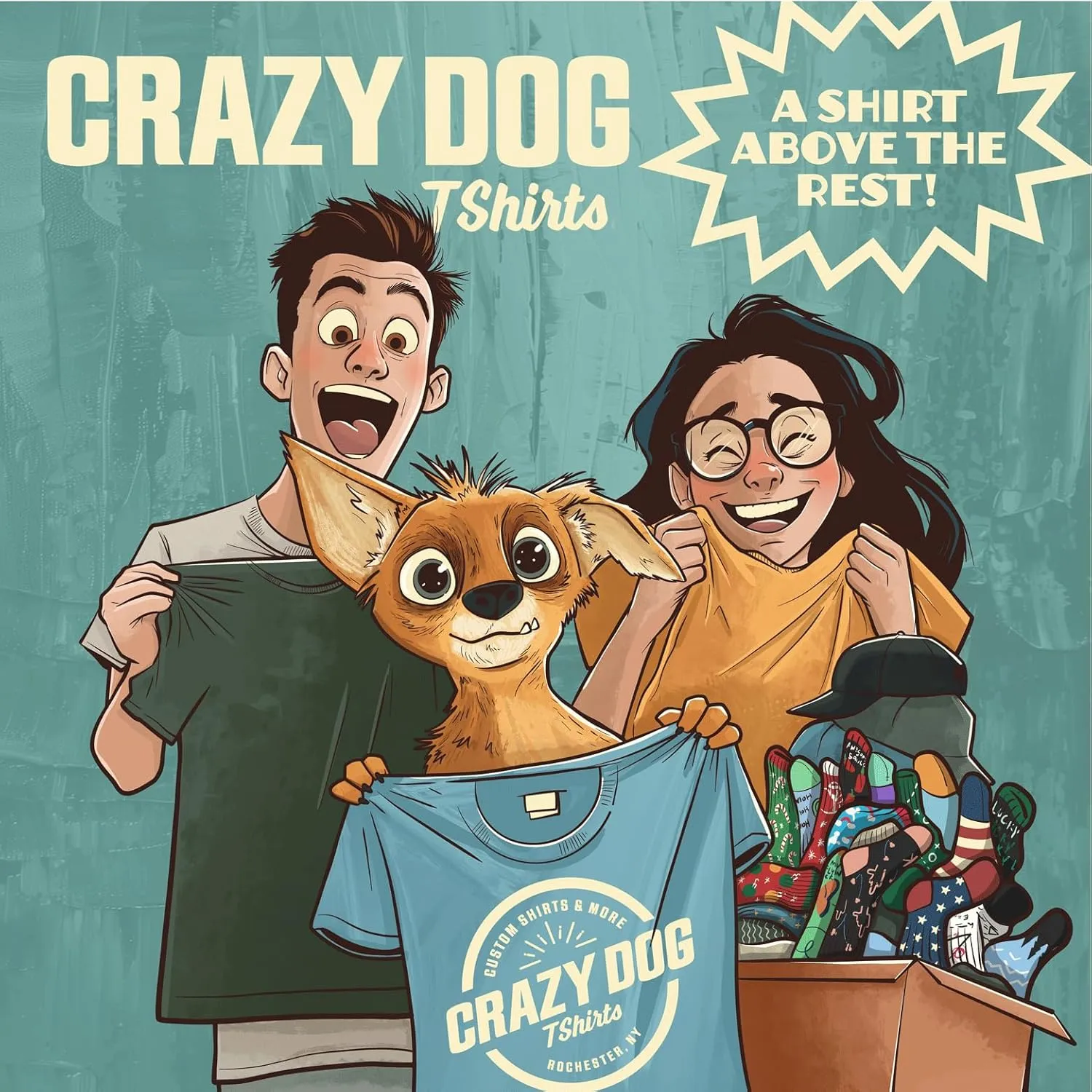 Crazy Dog T-Shirts Campfire Hoodie Funny Happy Camper Summer Camping Outdoor Hooded Sweatshirt