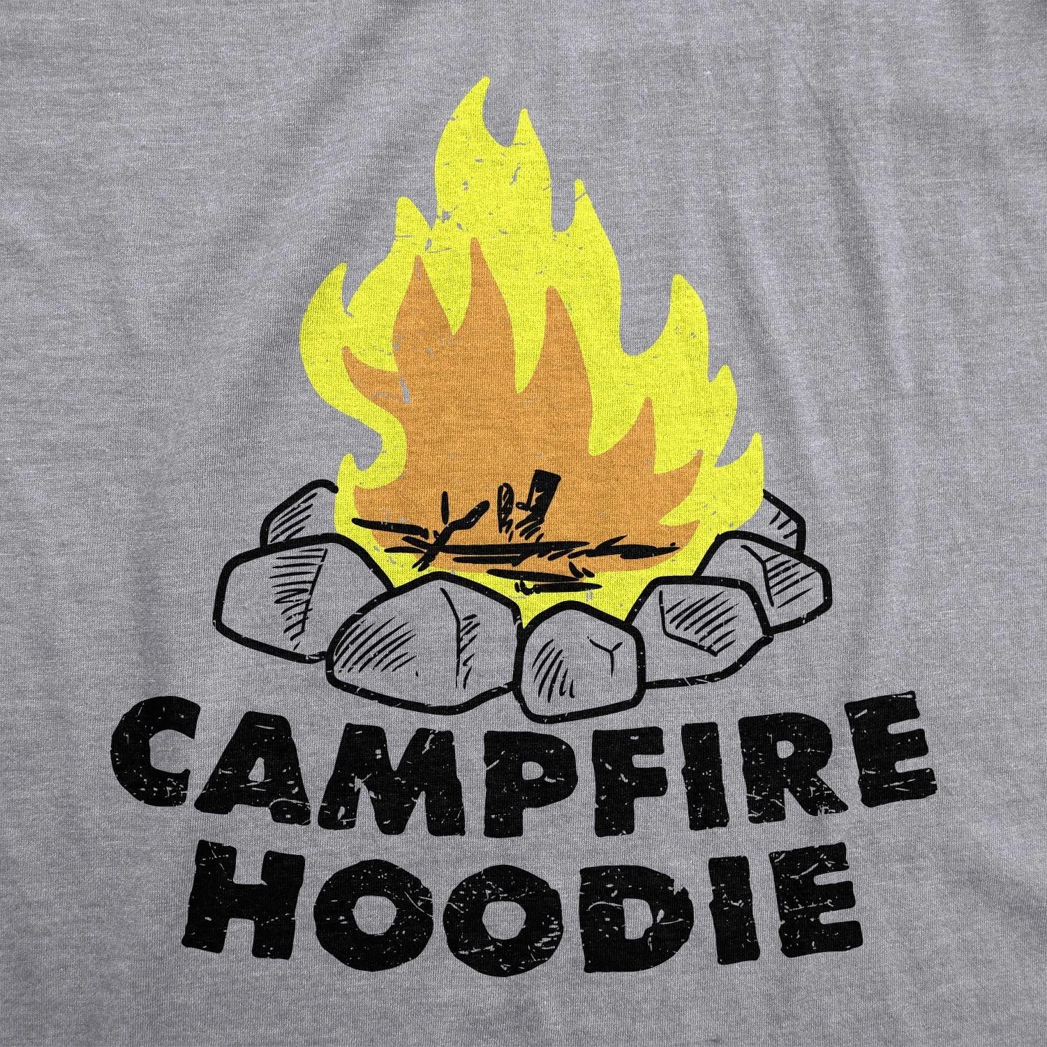 Crazy Dog T-Shirts Campfire Hoodie Funny Happy Camper Summer Camping Outdoor Hooded Sweatshirt