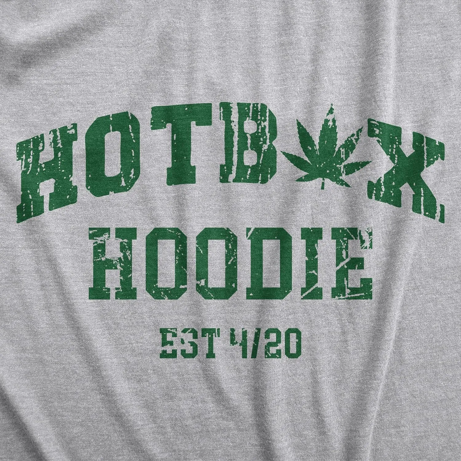Crazy Dog T-Shirts Hotbox Hoodie Unisex Hooded Sweatshirt Funny 420 Weed Smokers Sweater
