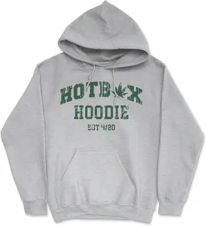 Crazy Dog T-Shirts Hotbox Hoodie Unisex Hooded Sweatshirt Funny 420 Weed Smokers Sweater
