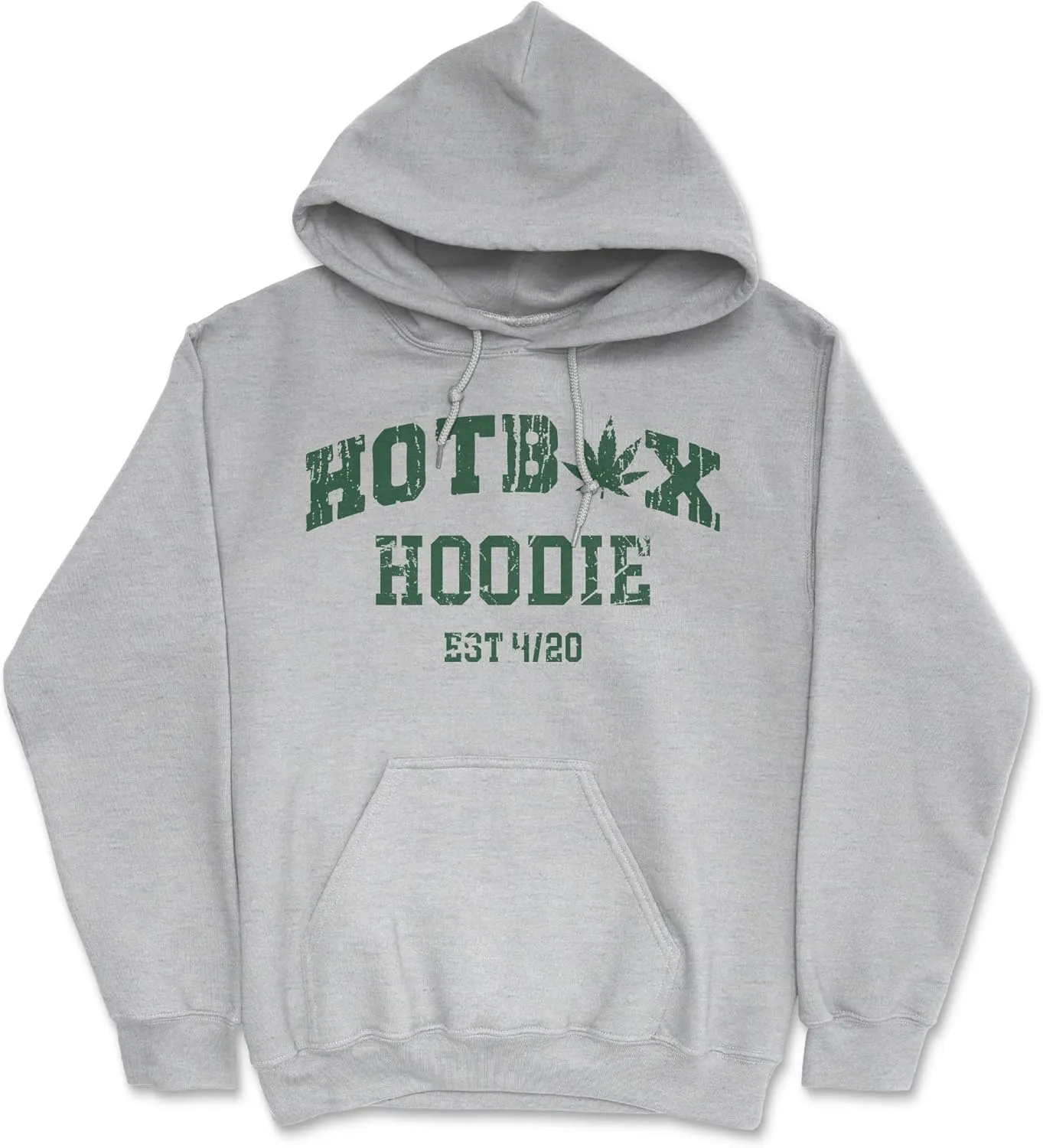 Crazy Dog T-Shirts Hotbox Hoodie Unisex Hooded Sweatshirt Funny 420 Weed Smokers Sweater