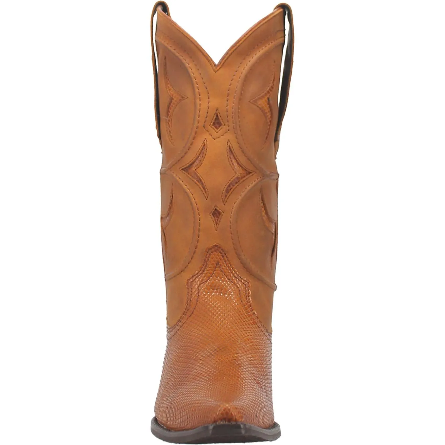 Dodge City Tan Leather Detailing Boots (DS)
