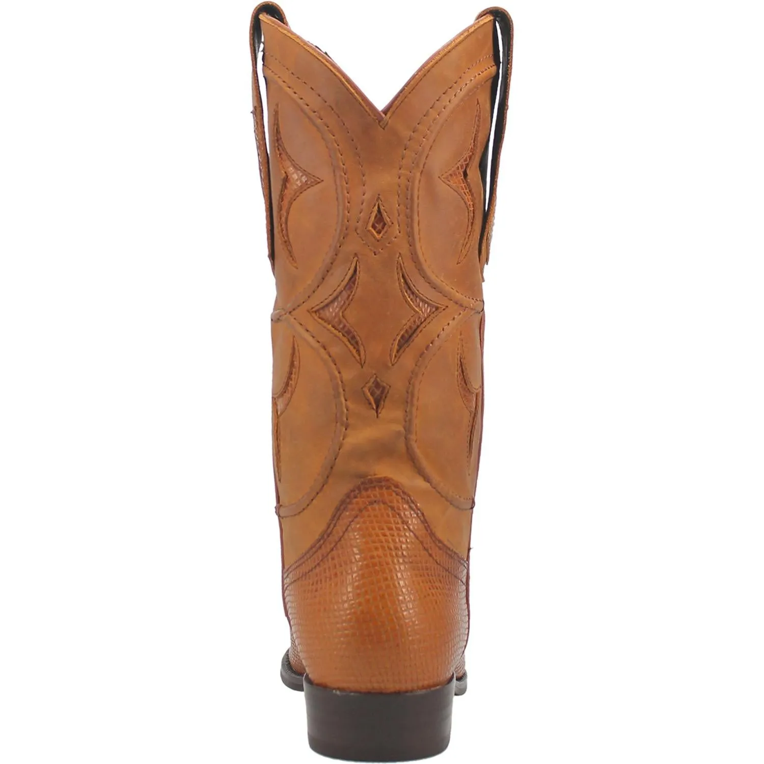 Dodge City Tan Leather Detailing Boots (DS)