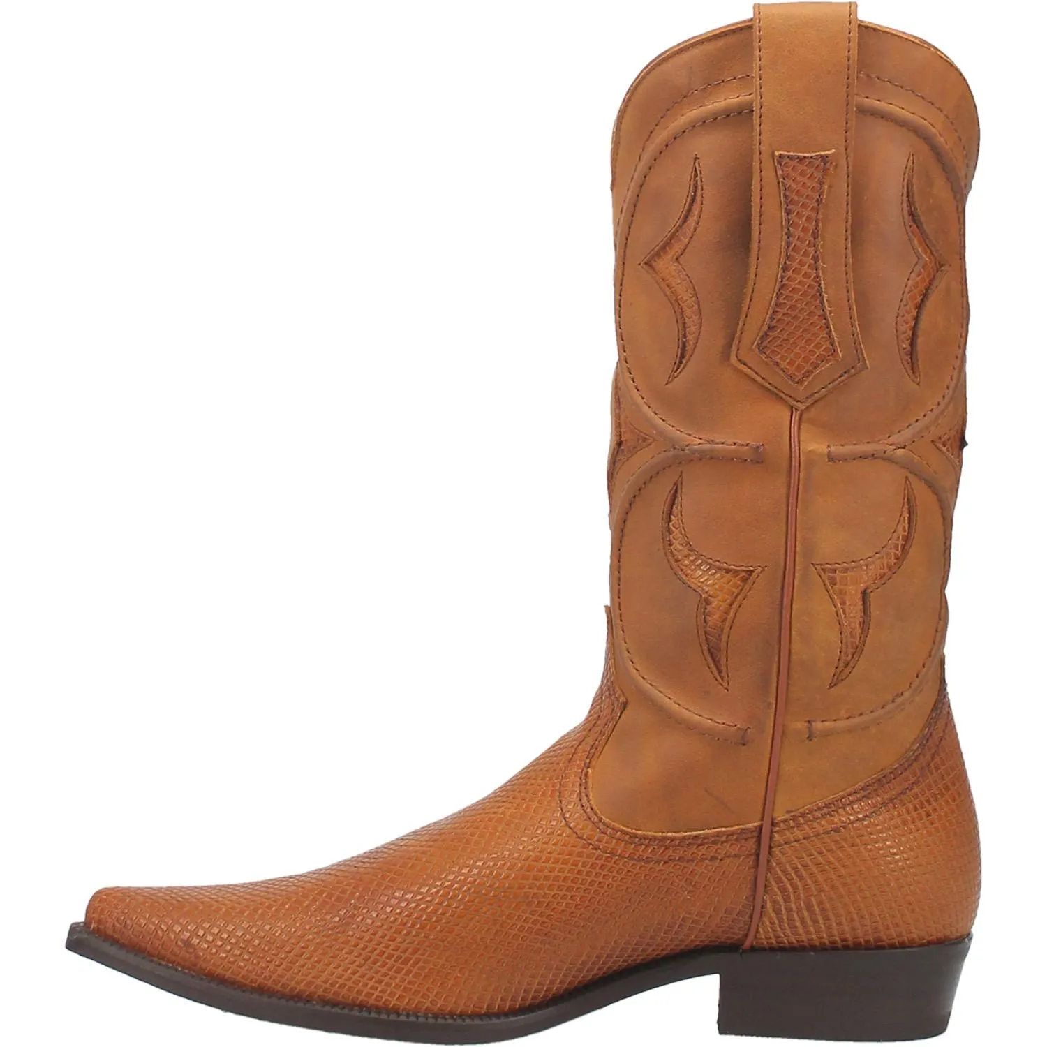Dodge City Tan Leather Detailing Boots (DS)