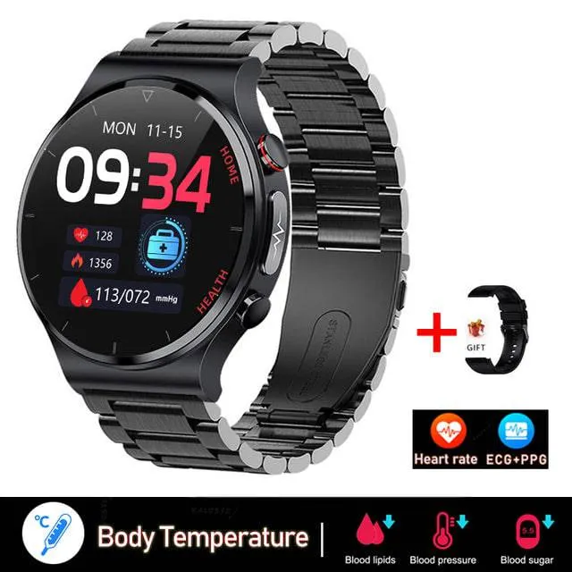 ECG PPG Smart Watch for Laser Treatment of Hypertension, Hyperglycemia, and Hyperlipidemia