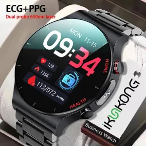 ECG PPG Smart Watch for Laser Treatment of Hypertension, Hyperglycemia, and Hyperlipidemia