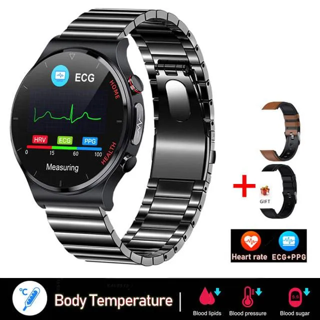 ECG PPG Smart Watch for Laser Treatment of Hypertension, Hyperglycemia, and Hyperlipidemia