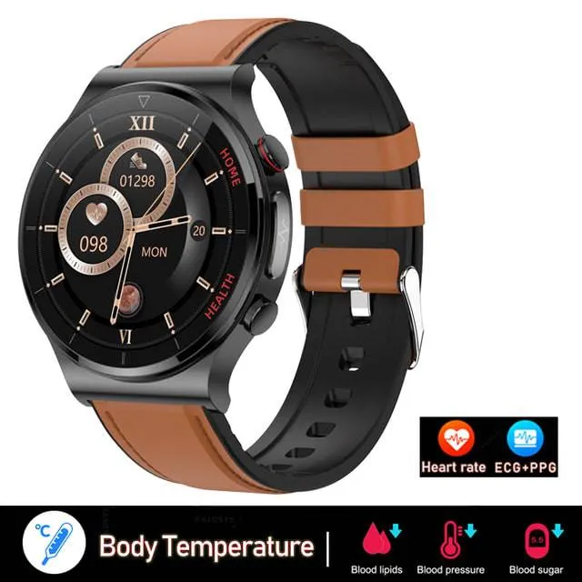 ECG PPG Smart Watch for Laser Treatment of Hypertension, Hyperglycemia, and Hyperlipidemia