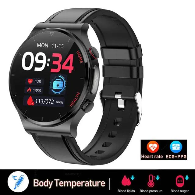 ECG PPG Smart Watch for Laser Treatment of Hypertension, Hyperglycemia, and Hyperlipidemia