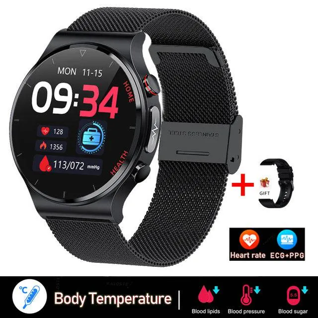 ECG PPG Smart Watch for Laser Treatment of Hypertension, Hyperglycemia, and Hyperlipidemia