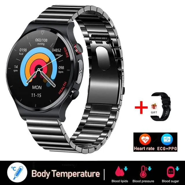 ECG PPG Smart Watch for Laser Treatment of Hypertension, Hyperglycemia, and Hyperlipidemia