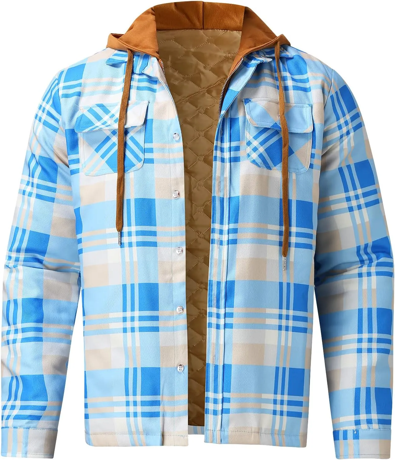 Flannel Shirt for Men Men's Button Down Regular Fit Long Sleeve Plaid Flannel Casual Shirts Men's Cotton Flannel Shirt